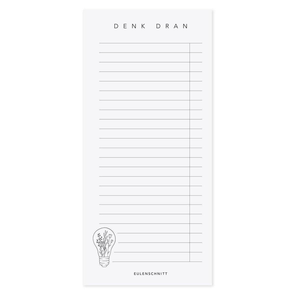 Block Denk dran (VE = 10 Stk)