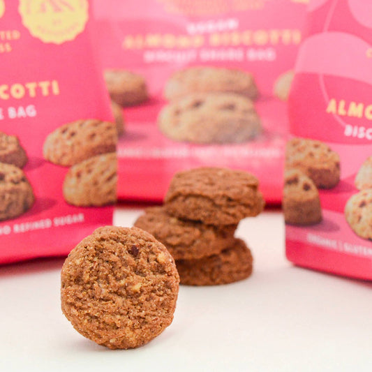 Veganer Mandel-Biscotti im 135 g Anteilspack