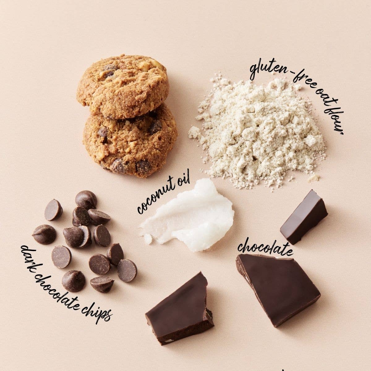 Veganer Haselnuss-Schokoladenkeks im 135g Teilbeutel