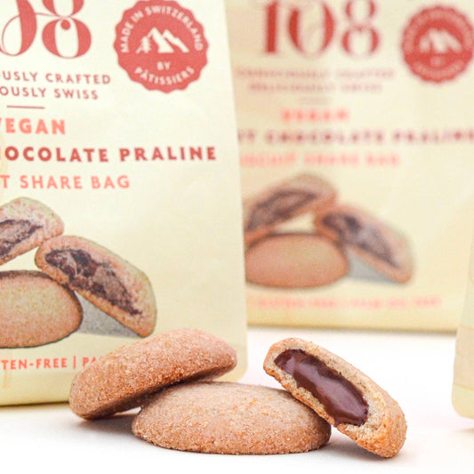 Haselnuss-Schokoladen-Pralinen gefüllte Kekse, 135 g zum Teilen