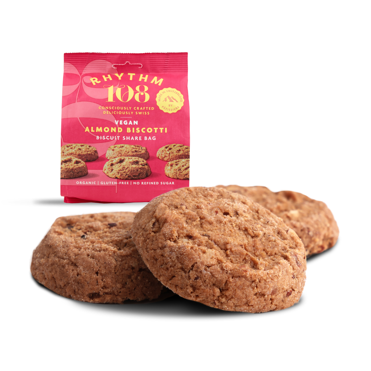 Veganer Mandel-Biscotti im 135 g Anteilspack
