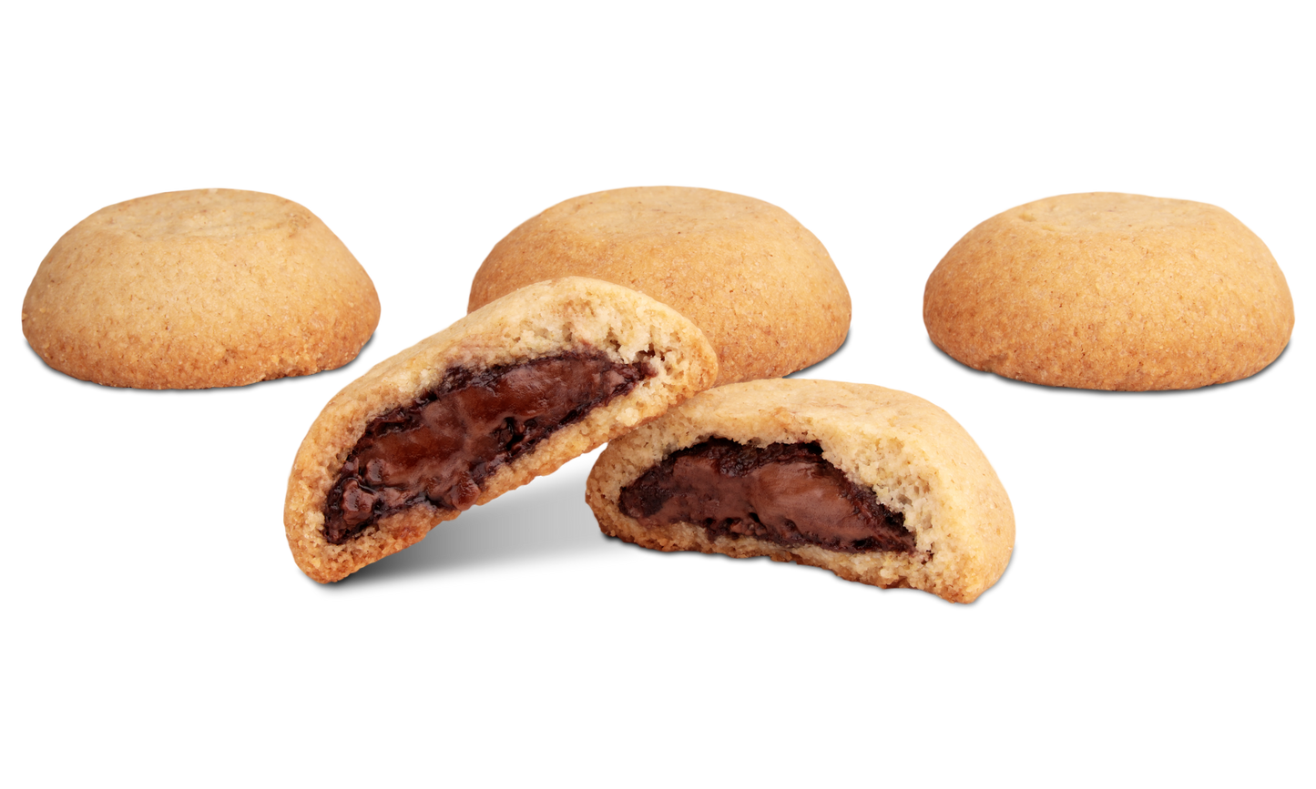 Haselnuss-Schokoladen-Pralinen gefüllte Kekse, 135 g zum Teilen