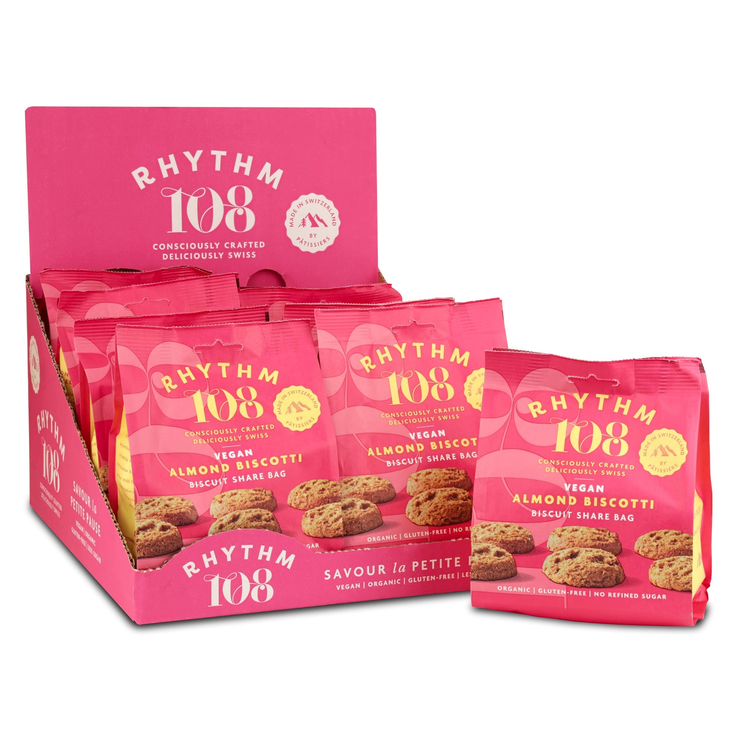 Veganer Mandel-Biscotti im 135 g Anteilspack