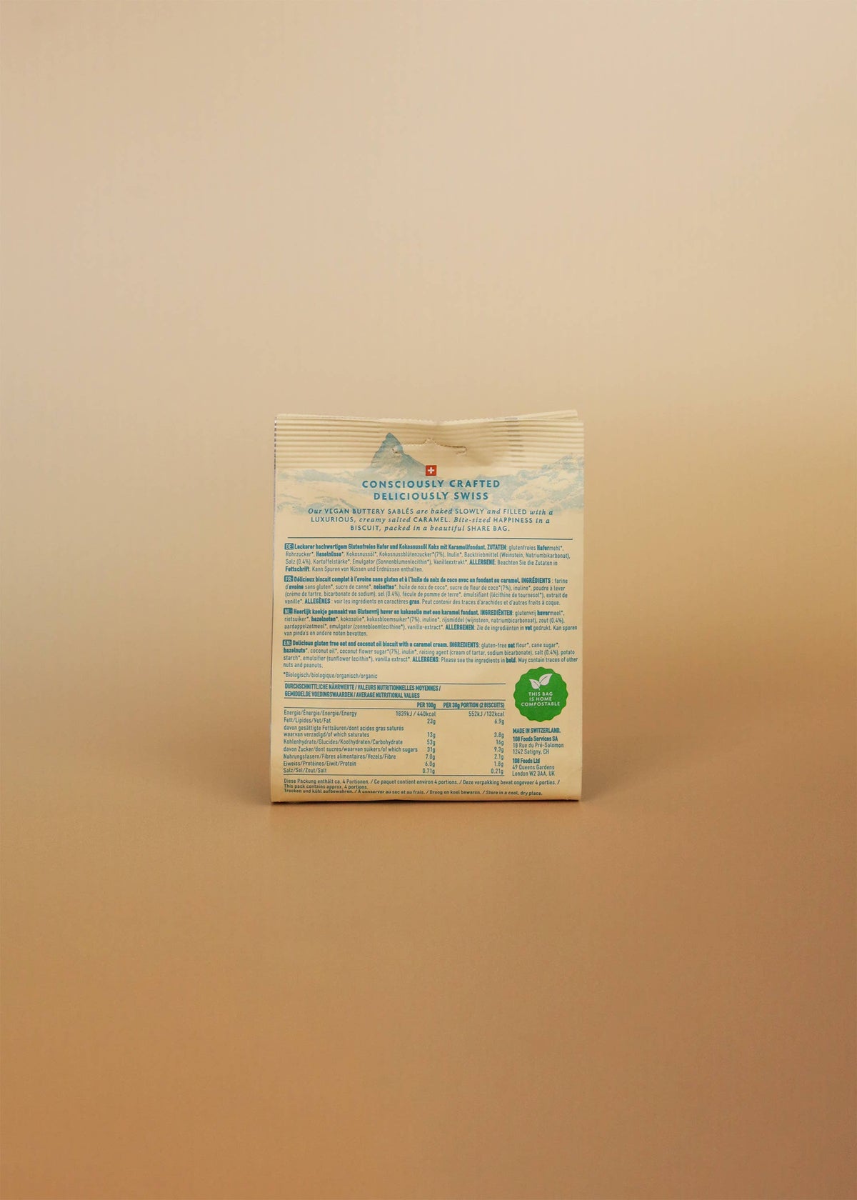 Gesalzenes Karamellkeks-Teilenbeutel 135g