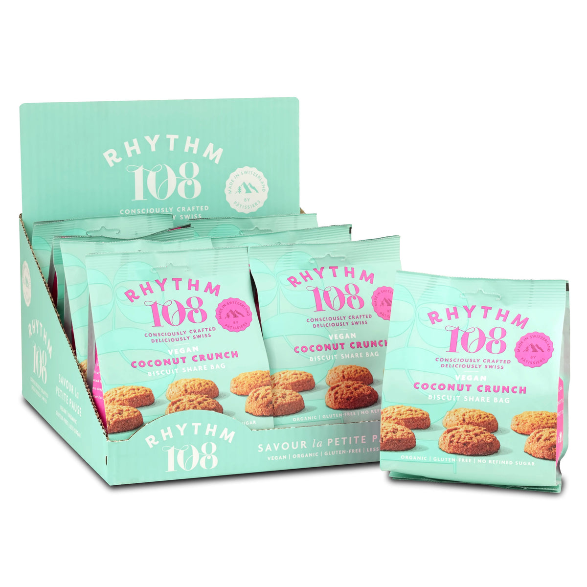 Veganer Kokos-Crunch-Keks im 135g Familienbeutel